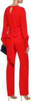 Thumbnail for your product : Diane von Furstenberg Tie-back Stretch-crepe Blouse