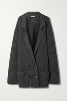 Thumbnail for your product : The Row Data Double-breasted Cashmere And Silk-blend Cardigan