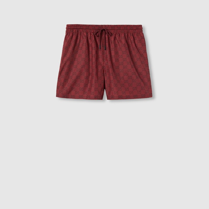 Gucci GG print nylon swim short