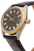 Thumbnail for your product : Rolex Lizzie Mandler - Diamond & 18kt Gold Watch - Womens - Black Gold