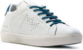 Thumbnail for your product : Leather Crown low top sneakers