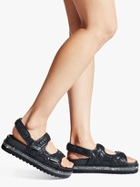 Thumbnail for your product : Carvela Jeo Quilted Stitch Walking Sandals, Black
