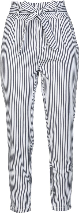 Striped Paperbag Pants | ShopStyle