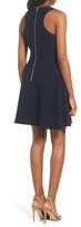 Thumbnail for your product : Adelyn Rae Asymmetrical Crepe Fit & Flare Dress