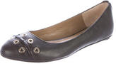 Thumbnail for your product : Sonia Rykiel Embellished Leather Flats