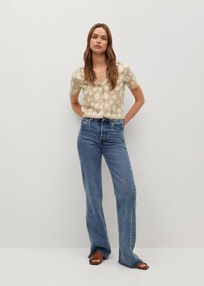 mango floral cardigan