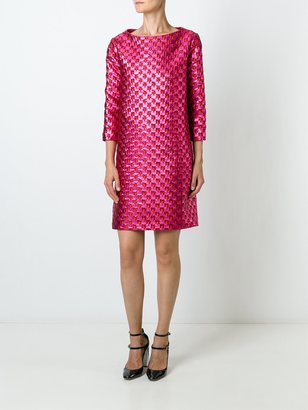 Gianluca Capannolo patterned shift dress - women - Silk/Nylon/Polyamide/Polyester - 42
