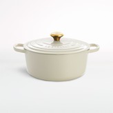 Thumbnail for your product : Le Creuset A Signature 5.5 qt. Round Cream Dutch Oven with Lid