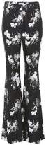 Thumbnail for your product : Erdem Kaia printed crepe trousers