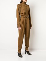 Thumbnail for your product : Proenza Schouler High Collar Buttoned Jumpsuit