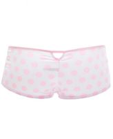Thumbnail for your product : Charlotte Russe Polka Dot & Lace Boyshort Panties
