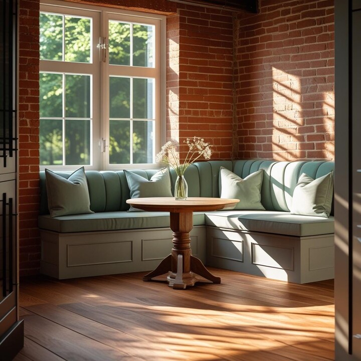 Sunbrella 72" X 18" 4" Bench Cushion Banquette Breakfast Nook