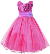 Thumbnail for your product : FREE FISHER Flower Girls Dress for Wedding Party with Sequins 160