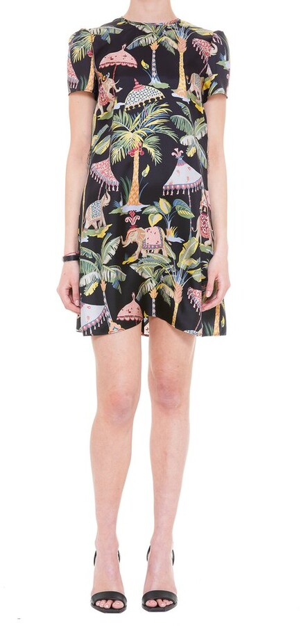 Red Valentino Printed Mini Dress | Shop the world's largest 