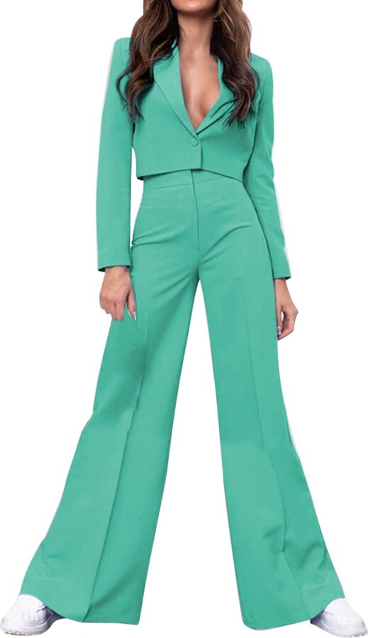 Generic Ladies Suits With Trousers Blazer Suit Set Women Festival