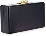 Thumbnail for your product : Edie Parker Jean Confetti Striped Acrylic Clutch Bag, Black/Gold