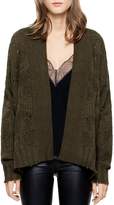 Thumbnail for your product : Zadig & Voltaire Tanya Camou Deluxe Cashmere Cardigan