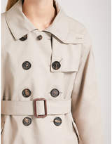 Thumbnail for your product : S Max Mara Aosta cotton trench coat