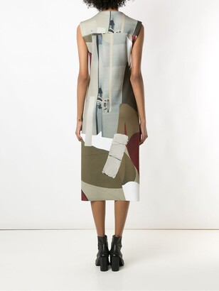 OSKLEN Abstract Print Midi Dress