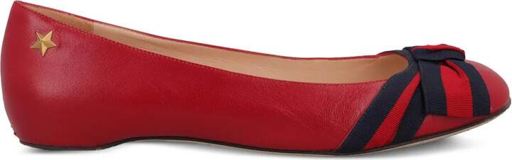 Gucci Pre-Owned Bow-Tie Ballerina Shoes