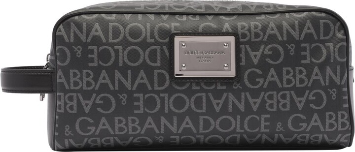 Dolce & Gabbana Logo Plaque Wash Bag