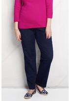 Thumbnail for your product : Lands' End Women's Plus Size Fit 3 Denim Sport Knit Pants
