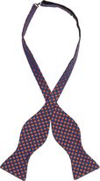 Thumbnail for your product : Duchamp Polka Dot Silk Jacquard Bow Tie-Blue