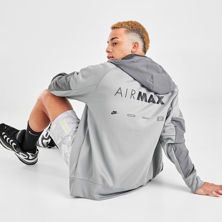 El camarero Decimal Creta Nike Men's Sportswear Air Max Grid Full-Zip Hoodie - ShopStyle