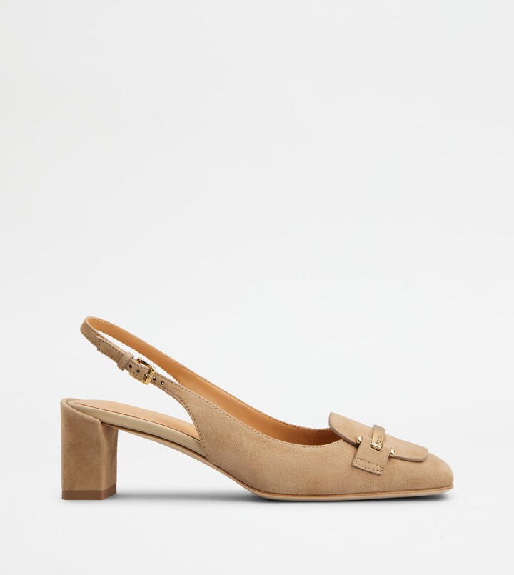 Tod's Slingback Pumps in Suede