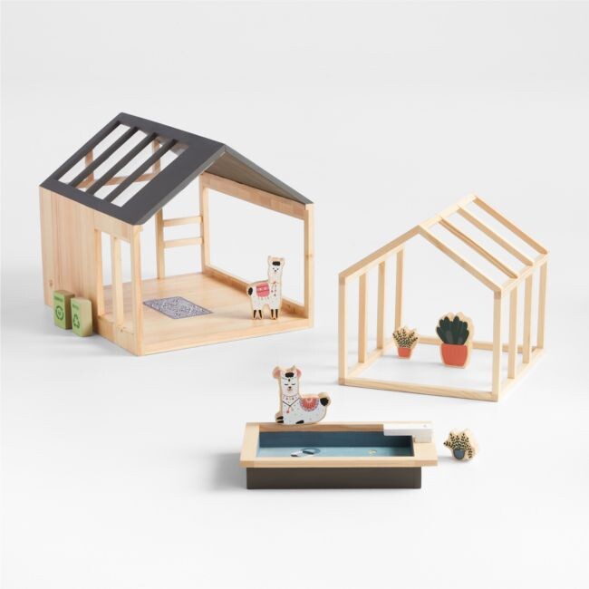 Wooden Greenhouse Dollhouse