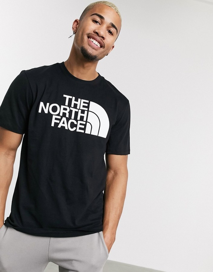 The Face Half Dome t-shirt in black - ShopStyle