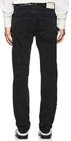 Thumbnail for your product : Off-White Men's Gothic-Embroidered Slim Straight Jeans - Black