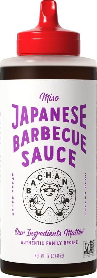 Bachan's Miso Japanese BBQ Sauce, 17oz Bottle - Bold, Fresh, Umami Flavor