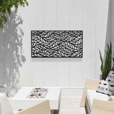 Veradek 2 ft. H x 3.75 ft. W Screen Series Flowleaf Privacy Screen