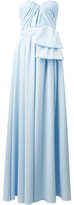 Thumbnail for your product : MSGM strapless ruched dress - women - Polyester - 46