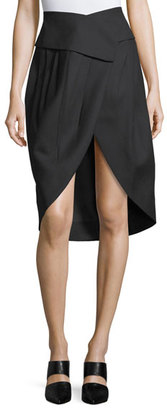Jacquemus Wrap-Front Tulip Skirt