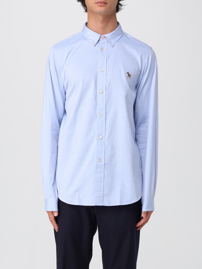 Paul Smith Shirt Men color Gnawed Blue