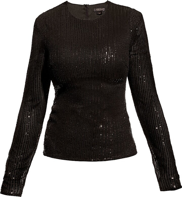 AS by DF Women's Honor Shoulder Top - Black - Size XS