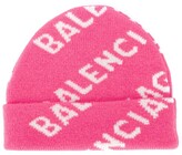 Thumbnail for your product : Balenciaga All-Over Logo Beanie