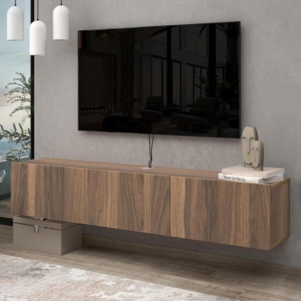 HomeStockFloatingTVStandTVStandupto75inchTVFloatingTVStandWallMountedFloatingEntertainmentCenterTVStandsforLivingRoom