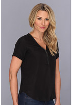 Thumbnail for your product : NYDJ Zip Front Top