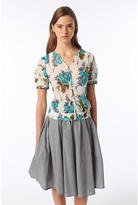 Thumbnail for your product : Urban Outfitters Pins and Needles Watercolor Chiffon Blouse