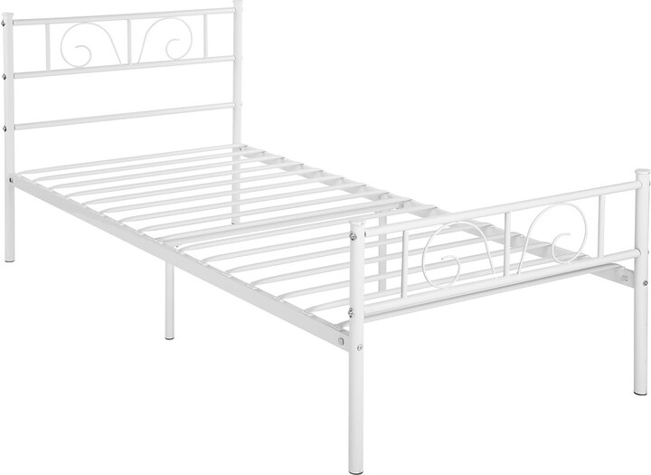 Cheerwing Twin/Full Size Metal Bed Frame Platform Bedroom Furniture