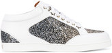 Jimmy Choo - 'Miami' glittered sneakers - women - Cuir de veau/Cuir/PVC/rubber - 38