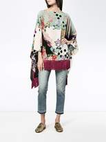 Thumbnail for your product : Etro floral print fringed poncho