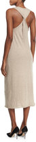 Thumbnail for your product : The Row Kira Sleeveless Cashmere Midi Dress, Alabaster Melange