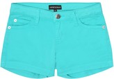 Thumbnail for your product : Emporio Armani Kids Cotton twill shorts