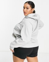 Thumbnail for your product : Puma plus essentials logo hoodie in light grey