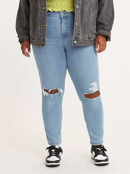 Levi's 721 High Rise Skinny Women's Jeans (Plus Size) - Lapis Link ...