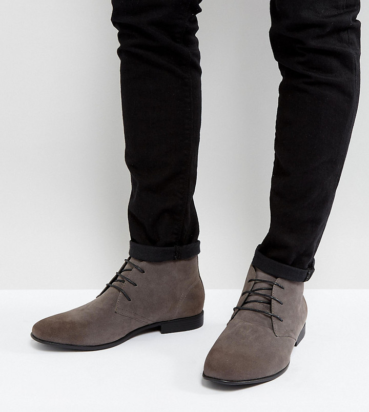 mens gray chukka boots